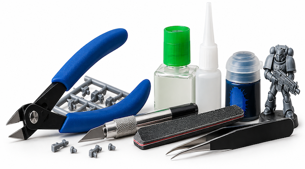 Hobby tools and supplies for building miniatures